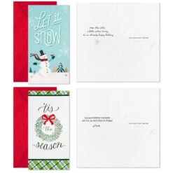 Hallmark Winter Scenes Money-Holder Boxed Christmas Cards Assortment, Pack Of 36 -Hallmark Gift Shop Winter Scene Assorted MoneyHolder Christmas Cards 5CZE2146 04