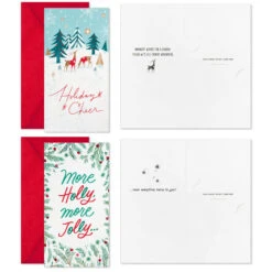 Hallmark Winter Scenes Money-Holder Boxed Christmas Cards Assortment, Pack Of 36 -Hallmark Gift Shop Winter Scene Assorted MoneyHolder Christmas Cards 5CZE2146 05