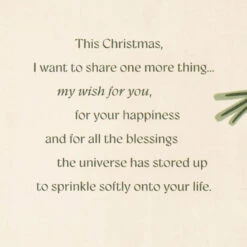 Hallmark Wishes For Blessings And Happiness Christmas Card For Sister -Hallmark Gift Shop Winter Scenes Instant Photos Sister Christmas Card 699XZH7244 03