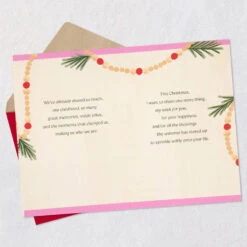 Hallmark Wishes For Blessings And Happiness Christmas Card For Sister -Hallmark Gift Shop Winter Scenes Instant Photos Sister Christmas Card 699XZH7244 04