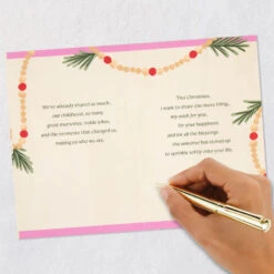 Hallmark Wishes For Blessings And Happiness Christmas Card For Sister -Hallmark Gift Shop Winter Scenes Instant Photos Sister Christmas Card 699XZH7244 08