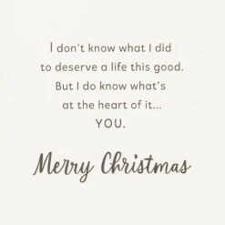 Hallmark So Thankful For You Christmas Card For Husband -Hallmark Gift Shop Winter Scenes With Ribbon Husband Christmas Card 659XZH2242 03