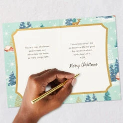 Hallmark So Thankful For You Christmas Card For Husband -Hallmark Gift Shop Winter Scenes With Ribbon Husband Christmas Card 659XZH2242 08