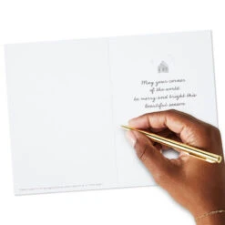 Hallmark UNICEF Snowy Town Scene Boxed Christmas Cards, Pack Of 12 -Hallmark Gift Shop Wintry Homes and Cars UNICEF Boxed Christmas Cards 1URS2330 07