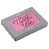 Hallmark Wire Letters On Pink Blank Thank You Notes, Pack Of 10