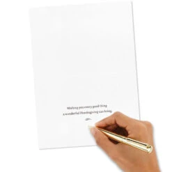 Hallmark Wishing You Every Good Thing Boxed Thanksgiving Cards, Pack Of 40 -Hallmark Gift Shop Wishing You Every Good Thing Boxed Thanksgiving Cards 5HAA1005 06
