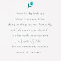 Hallmark Do What You Love 3D Pop-Up Birthday Card -Hallmark Gift Shop Woman Flowers 3D PopUp Birthday Card for Her 899WDR2038 03