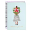 Hallmark All The Happiness Birthday Card For Her -Hallmark Gift Shop Woman With Flower Bouquet Birthday Card 759LAD4412 01