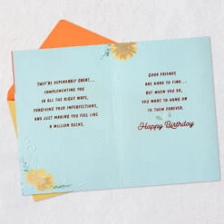 Hallmark Good Friends Are Like Go-To Jeans Birthday Card -Hallmark Gift Shop Woman in Denim Blue Jeans Birthday Card for Friend 699HBD4900 04