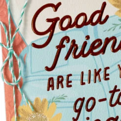 Hallmark Good Friends Are Like Go-To Jeans Birthday Card -Hallmark Gift Shop Woman in Denim Blue Jeans Birthday Card for Friend 699HBD4900 05