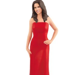 Hallmark Lacey Chabert Porcelain Ornament -Hallmark Gift Shop Woman in Red Dress Keepsake Ornament 5QXI1582 06