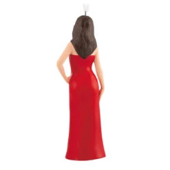 Hallmark Lacey Chabert Porcelain Ornament -Hallmark Gift Shop Woman in Red Dress Keepsake Ornament 5QXI1582 07