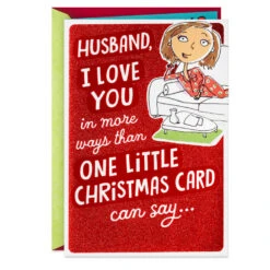 Hallmark I Love You In So Many Ways Funny Christmas Card For Husband With Mini Cards