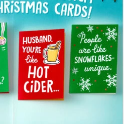 Hallmark I Love You In So Many Ways Funny Christmas Card For Husband With Mini Cards -Hallmark Gift Shop Woman on Couch Funny Christmas Card for Husband 659XZH1117 03