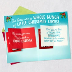 Hallmark I Love You In So Many Ways Funny Christmas Card For Husband With Mini Cards -Hallmark Gift Shop Woman on Couch Funny Christmas Card for Husband 659XZH1117 06