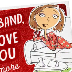 Hallmark I Love You In So Many Ways Funny Christmas Card For Husband With Mini Cards -Hallmark Gift Shop Woman on Couch Funny Christmas Card for Husband 659XZH1117 07