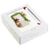 Hallmark Wood Door With Sled And Ice Skates Boxed Christmas Cards, Pack Of 8 -Hallmark Gift Shop Wood Door With Sled Skates Boxed Christmas Cards 1XSJ1010 01