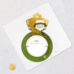Hallmark World's Best Dad Trophy Musical 3D Pop-Up Father's Day Card With Motion -Hallmark Gift Shop Worlds Best Dad Trophy PopUp Fathers Day Card With Music 1499FFF9002 05