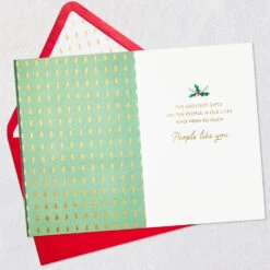 Hallmark People Like You Are The Greatest Gifts Christmas Card -Hallmark Gift Shop Wrapped Presents Christmas Card 699IXC7092 03