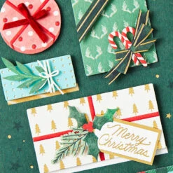 Hallmark People Like You Are The Greatest Gifts Christmas Card -Hallmark Gift Shop Wrapped Presents Christmas Card 699IXC7092 04