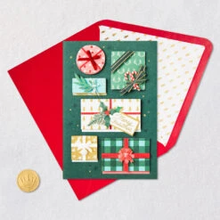 Hallmark People Like You Are The Greatest Gifts Christmas Card -Hallmark Gift Shop Wrapped Presents Christmas Card 699IXC7092 05