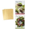 Hallmark Wreath And Pine Branch Boxed Christmas Cards With Seals, Pack Of 40 -Hallmark Gift Shop Wreath and Pine Branch Bulk Boxed Christmas Cards 1BXX1020 01