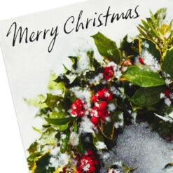 Hallmark Wreath And Pine Branch Boxed Christmas Cards With Seals, Pack Of 40 -Hallmark Gift Shop Wreath and Pine Branch Bulk Boxed Christmas Cards 1BXX1020 05