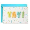 Hallmark Yay Birthday Card For Kids -Hallmark Gift Shop Yay Lettering and Confetti Kids Birthday Card 759LAD2948 01
