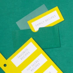 Hallmark Bright Citrus Customizable Recipe Organizer Book -Hallmark Gift Shop Yellow Pink Lemon Floral 3Ring Recipe Book 1TOG1033 04