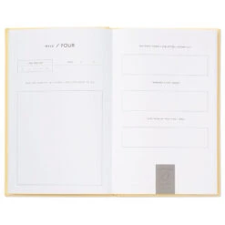 Hallmark While I Was Waiting Prompted Pregnancy Journal -Hallmark Gift Shop Yellow Prompted Pregnancy Journal 1BBA4141 05