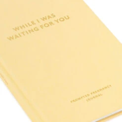 Hallmark While I Was Waiting Prompted Pregnancy Journal -Hallmark Gift Shop Yellow Prompted Pregnancy Journal 1BBA4141 08