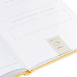 Hallmark While I Was Waiting Prompted Pregnancy Journal -Hallmark Gift Shop Yellow Prompted Pregnancy Journal 1BBA4141 11