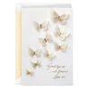 Hallmark Good-Bye Isn't Forever Sympathy Card 1 Hallmark Good-Bye Isn't Forever Sympathy Card -Hallmark Gift Shop Yellow and Gold Butterflies Sympathy Card 859LAD4711 01