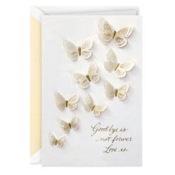 Hallmark Good-Bye Isn't Forever Sympathy Card