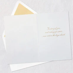 Hallmark Good-Bye Isn't Forever Sympathy Card -Hallmark Gift Shop Yellow and Gold Butterflies Sympathy Card 859LAD4711 03