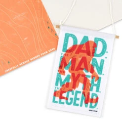 Hallmark Man, Myth And Legend Funny Father's Day Card With Removable Banner -Hallmark Gift Shop Yeti Sasquatch Fathers Day Card with Banner 899FHE9162 05