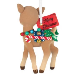 Hallmark Vintage Greetings 2026 Exclusive Ornament -Hallmark Gift Shop Young Reindeer Keepsake Ornament 5QXC5637 07