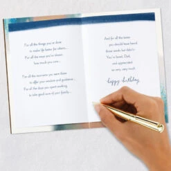 Hallmark You're Loved And Appreciated Very Much Birthday Card For Dad -Hallmark Gift Shop Youre Loved and Appreciated Very Much Birthday Card for Dad 699MAN4409 07