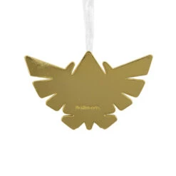 Nintendo The Legend Of Zelda™ Crest Of Hyrule Metal Hallmark Ornament -Hallmark Gift Shop Zelda Crest of Hyrule Christmas Ornament 3HCM2293 07