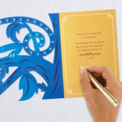 Hallmark All The Happiness You Deserve Year Of The Monkey Birthday Card -Hallmark Gift Shop Zodiac Monkey FoldOut DieCut Birthday Card 699SAY1031 07